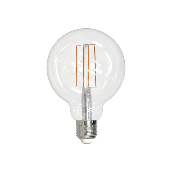 LED-globepære E27 G95 9W 2.700K filament, klar
