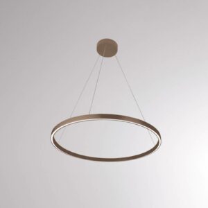 Perfora M LED-pendellampe, Ø 60 cm, terra