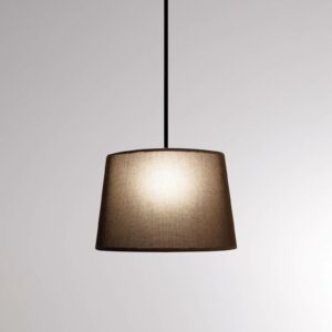 Bivio hængelampe, Ø 23 cm, brun skærm
