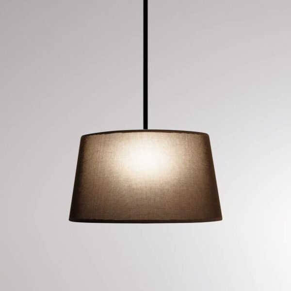 Bivio hængelampe, Ø 50 cm, brun skærm
