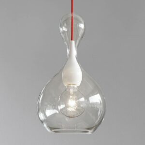 next Blubb - pendellampe i glas, klar