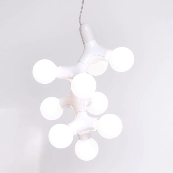 next DNA Quattro - pendellampe, 9 lyskilder, hvid