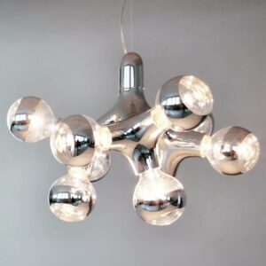 next DNA Chandelier - designer-lysekrone, krom