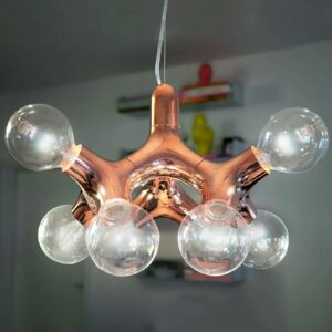 next DNA Chandelier - designer-lysekrone, kobber