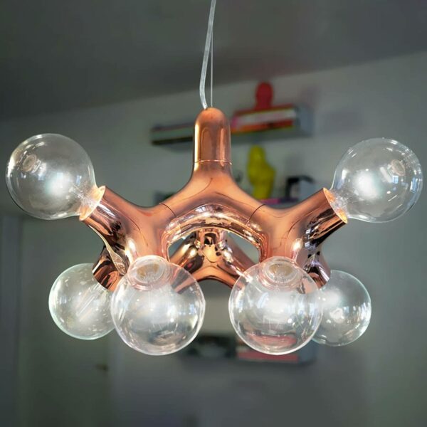 next DNA Chandelier - designer-lysekrone, kobber