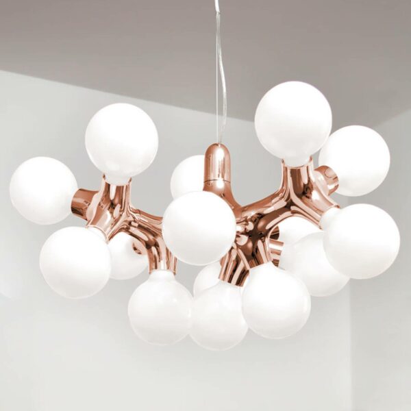 next DNA Chandelier XL - lysekrone i kobber