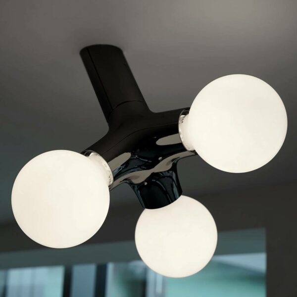 next DNA Wall/Ceiling loftlampe, sort