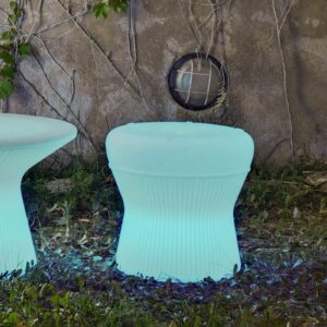 Newgarden Corfu LED-skammel 40 cm solcelle+batteri