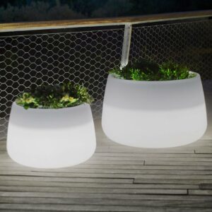 Newgarden Camelia 60 plantespand LED solcelle