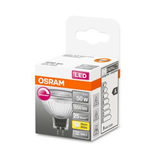 OSRAM LED-reflektor GU5,3 8W 927 36° dæmpbar