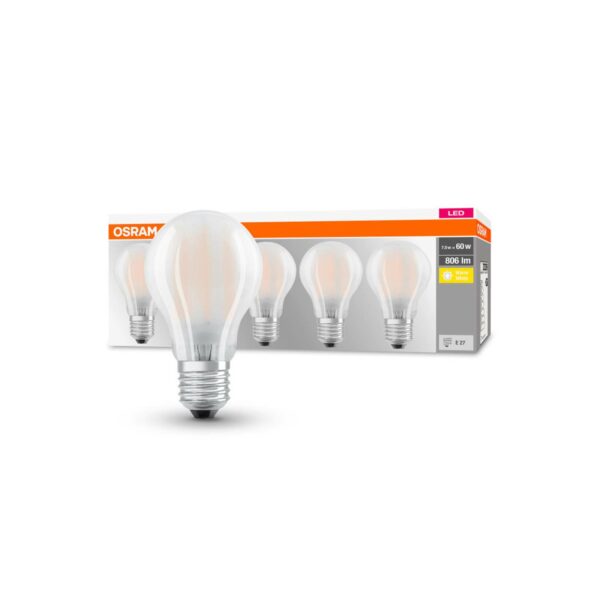OSRAM Classic LED-pære E27 7 W 2.700 K 806 lm, 5