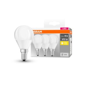 OSRAM LED-dråbepære E14 P40 4,9 W 2.700 K 470 lm 3