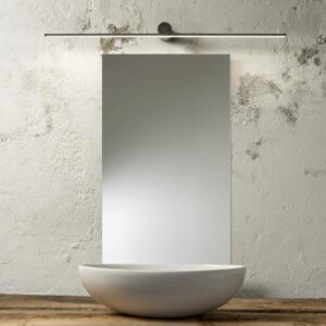 OLEV Slight AP LED-væglampe, 102,5 cm, sort