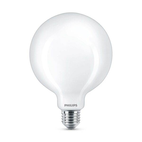 Philips Classic LED-pære E27 G120 7W mat 4.000K