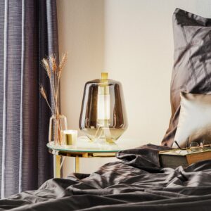 Prandina Luisa T1 bordlampe 2.700 K messing/spejl