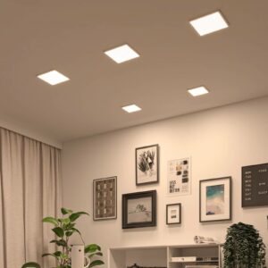 Paulmann panel Areo dim to warm kantet hvid 17,5cm