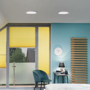 Paulmann Atria LED-panel, roségold, rundt, Ø 30 cm