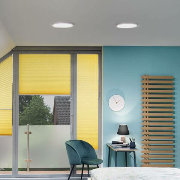 Paulmann Atria LED-panel, roségold, rundt, Ø 30 cm