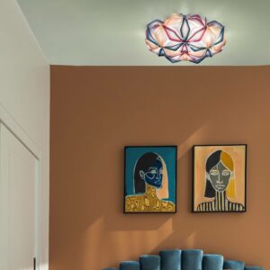 Slamp La Vie M loftlampe, bredde 47cm, multiblå
