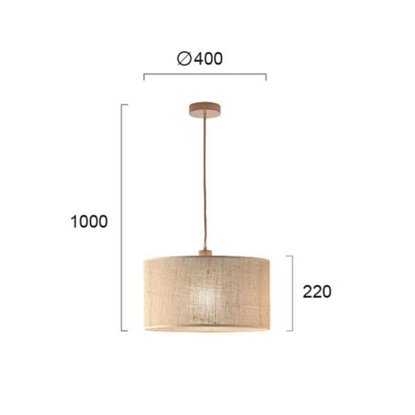 Senso hængelampe, rund, Ø 40 cm