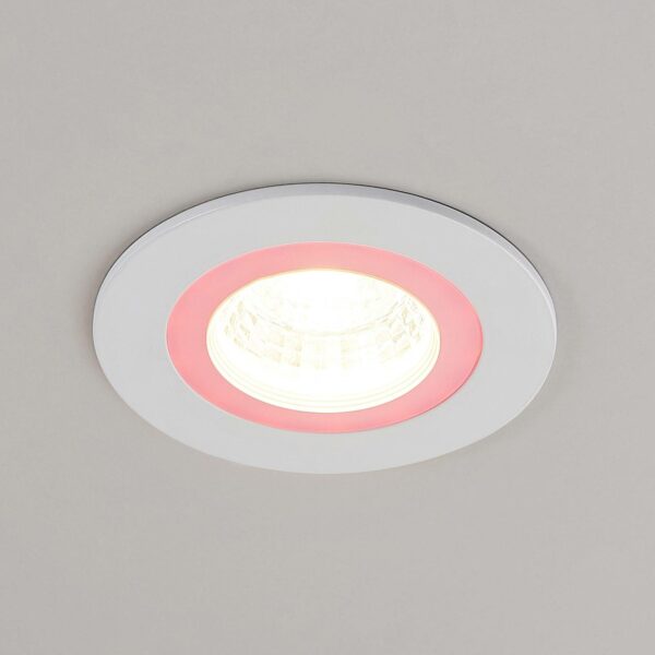 Lindby Noor LED-indbygningsspot RGBW, hvidt