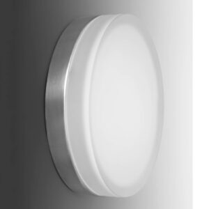 Simpel rund LED-væglampe Briq 01, 4.000 K
