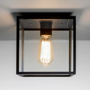 Astro Box - loftlampe med sort ramme