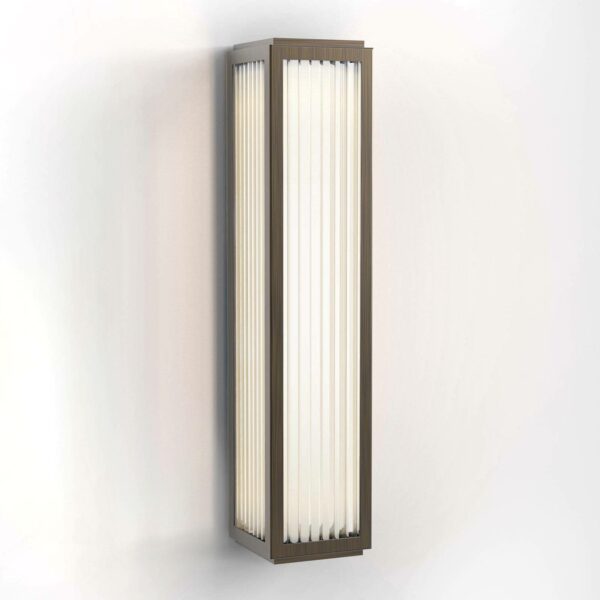 Astro Boston 370 LED-væglampe til badet, bronze