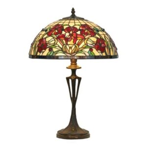 Eline bordlampe i Tiffany stil