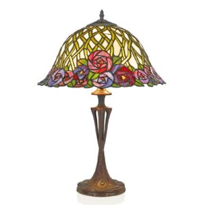 Bordlampe Melika i Tiffany-stil