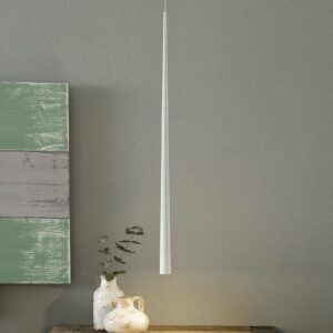 Bendis - slank LED-pendellampe i hvid