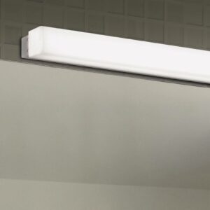 Box LED-væglampe til badet, 3.000 K, bredde 59 cm