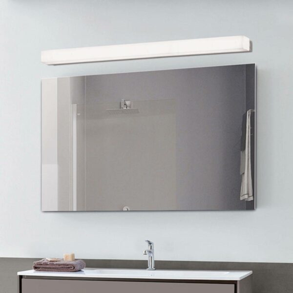 Box LED-væglampe til badet, 3.000 K, bredde 89 cm