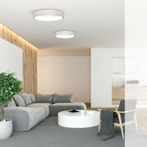 Dilga DALI LED-loftlampe Ø 60 cm, Casambi, hvid