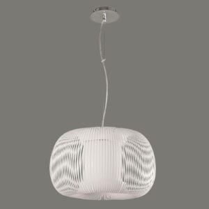 Mirta hængelampe, hvid, Ø 45 cm