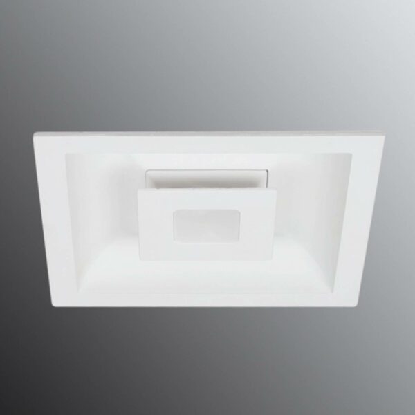 Indbygget LED-loftlampe Eclipse m. 2 LED’er kantet