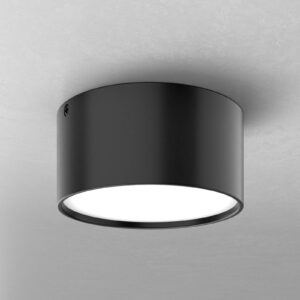 Mine LED-loftlampe i sort, 12 cm