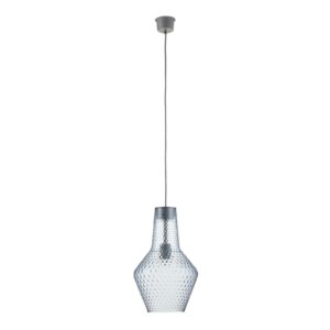 Romeo hængelampe 130 cm, blåt glas