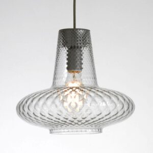Giulietta glas-pendellampe, transparent