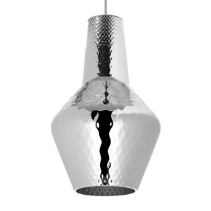 Hængelampe Romeo 130 cm metallisk sølv