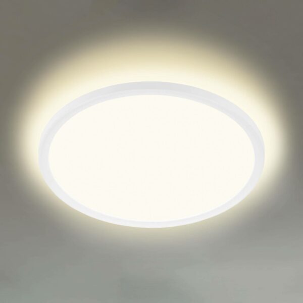 LED-loftlampe 7155/7157, rund, 29,3 cm