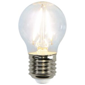 LED-miniglobe-pære E27 G45 1,5 W 2.700 K filament