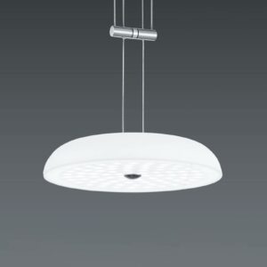 BANKAMP Vanity pendellampe 1 lysk. nikkel Ø 25 cm