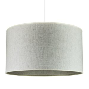 Canvas hængelampe, beige