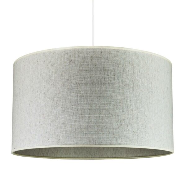 Canvas hængelampe, beige