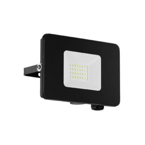 Faedo 3 udendørs LED-spot, sort, 20 W