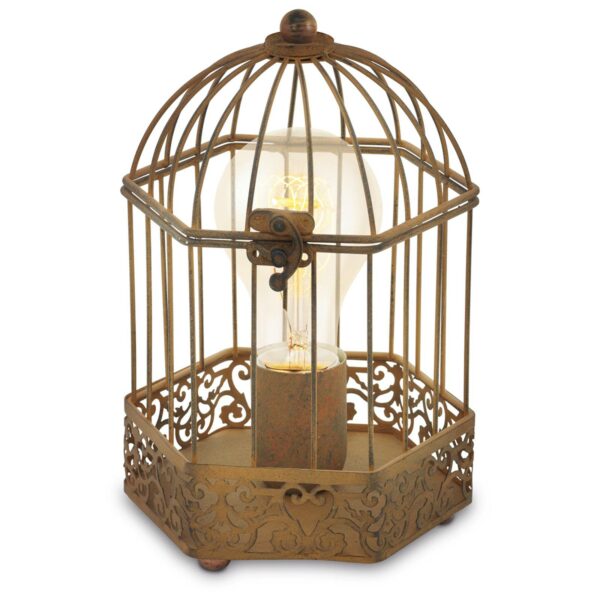 Iøjnefaldende bordlampe Christin