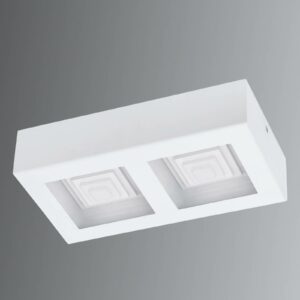 Ferreros LED-loftlampe, 2 lyskilder, hvid