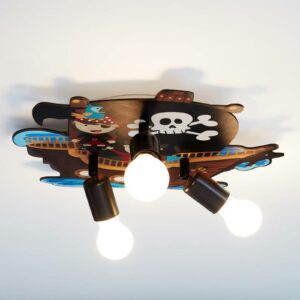 San Carlo loftlampe, piratskib, 3 lyskilder