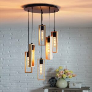 Littleton pendellampe, 6 lyskilder